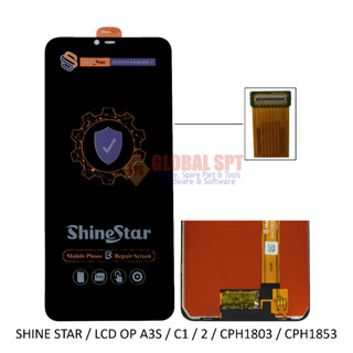 Shine STAR หน้าจอสัมผัส LCD สําหรับ OPPO A3S C1 2 CPH1803 CPH1853