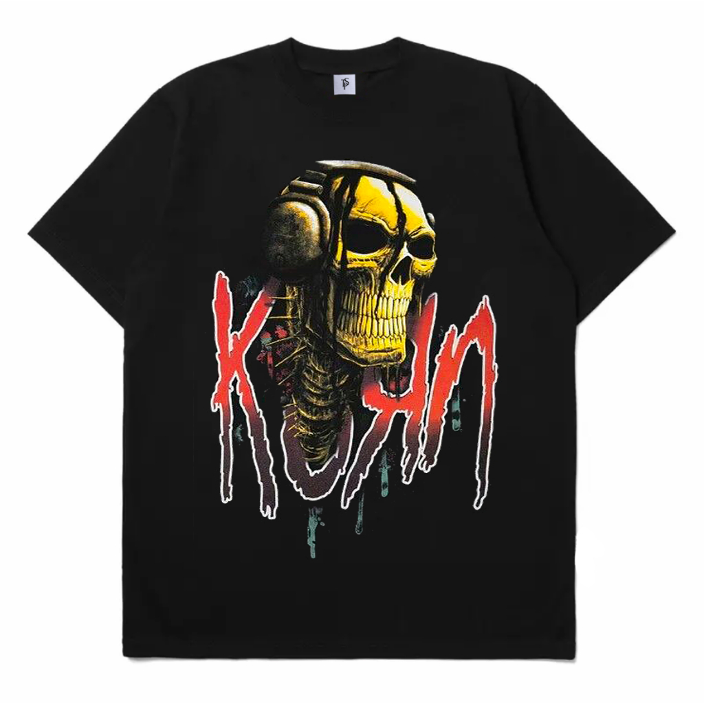 Kaos BAND KORN - TSHIRT KORN COTTON COMBED 24S