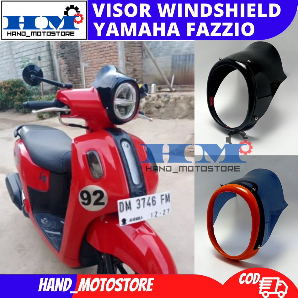 Lux กระจกบังลม FAZIO / ฝาครอบ WINDSHIELD FAZIO / VISOR SPEEDOMETER YAMAHA FAZIO / VISOR HEADLAMP SPE