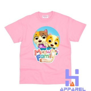 เสื้อยืด พิมพ์ลาย Meowmi FAMILY SHOW สําหรับเด็ก