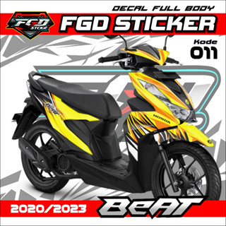 สติกเกอร์รูปลอก ลายกราฟิก Honda Beat Deluxe CBS ISS full body Beat Street 2020 011