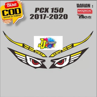 สติกเกอร์ติดคิ้ว และตานกอินทรีย์ สําหรับ honda รุ่น pcx 150 ปี 2017 ถึง ปี 2020