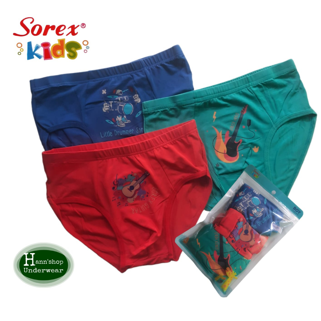 Sorex Kids GM 652 กางเกงในเด็กชาย 3 ชิ้น