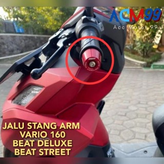 แฮนด์บาร์ jalu สําหรับ honda Vario 160 beat street beat deluxe pcx adv