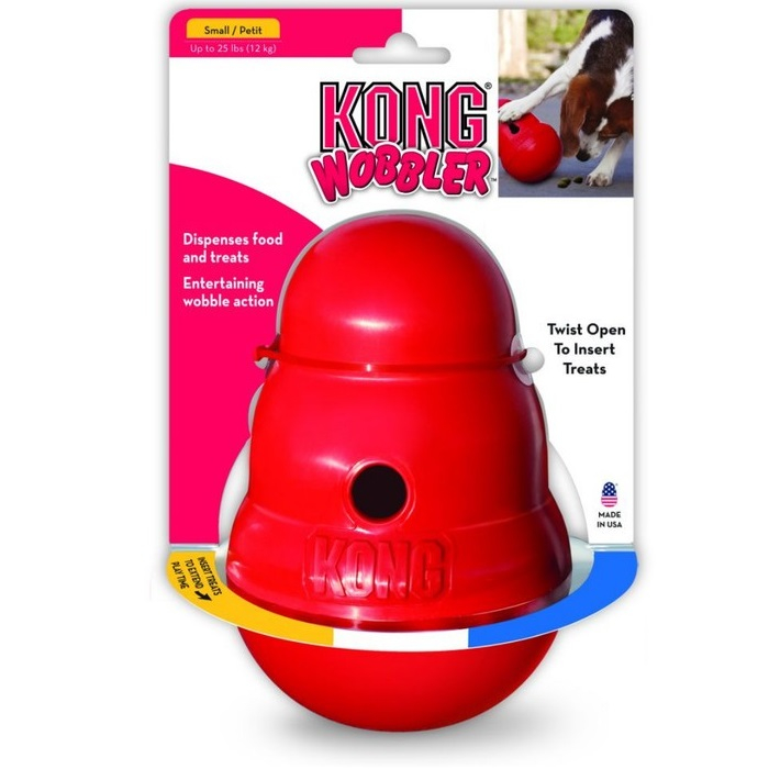PW2 - KONG WOBBLER สุนัขขนาดเล็กของเล่น HIDDEN SNACKS INSIDE / KONG WOBBLER สุนัขขนาดเล็กของเล่น