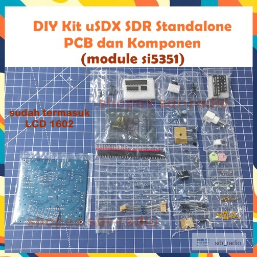 ชุด DIY uSDX SDR PCB และส่วนประกอบแบบสแตนด์อโลน