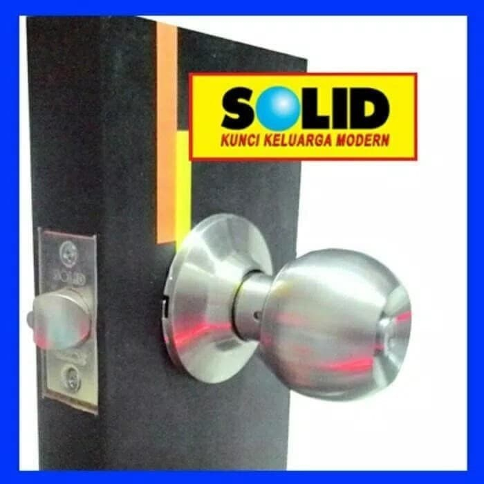 C 601 SOLID ล็อคประตูทรงกลมจับห้องน้ําส่วนบุคคล C 601x400 C 601x 300 SN สีขาว