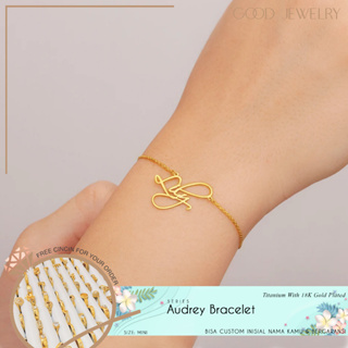 Good Jewelry - Audrey สร้อยข้อมือไทเทเนียม ชุบทอง 18K