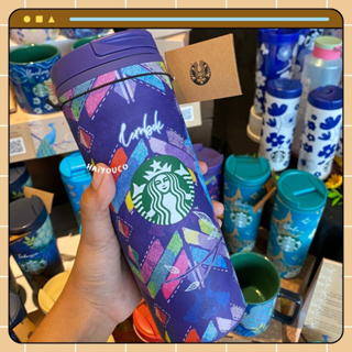 Tumbler Starbucks Purana Lombok City Collection HUT RI 78th Grande แก้วน้ําสเตนเลส ขนาด 473 มล.