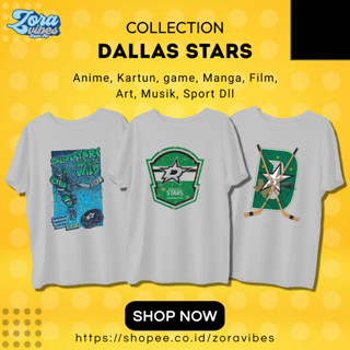 เสื้อยืด พิมพ์ลาย Dallas Stars สําหรับผู้ชาย และผู้หญิง