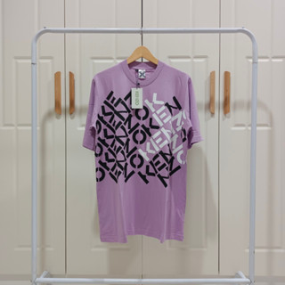 เสื้อยืด พิมพ์ลายโลโก้ Kenzo Broken Lilac สําหรับผู้ชาย