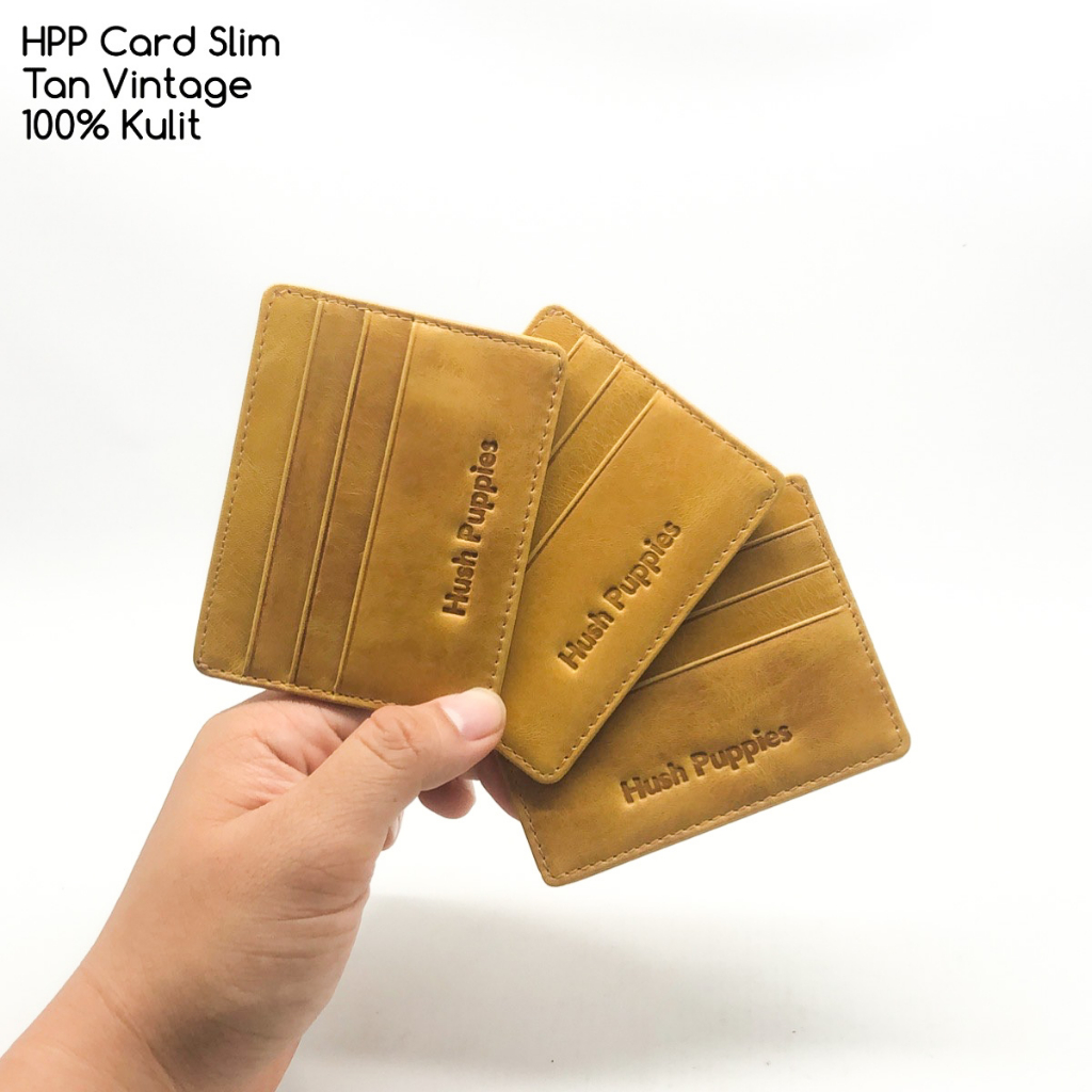 Premium vintage slim tan Card Wallet Men 's Wallet Men 's Wallet Men 's Wallet