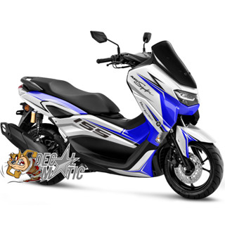 สติกเกอร์กราฟิก แบบเต็มตัว แบบเรียบง่าย สําหรับ Yamaha Nmax old 2012-2019/NEW 2020-2023 DC15