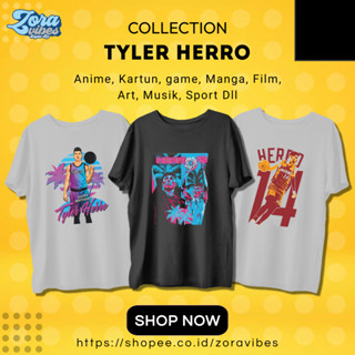 เสื้อยืด ผ้าฝ้าย ลาย Tyler Herro Combed 30s