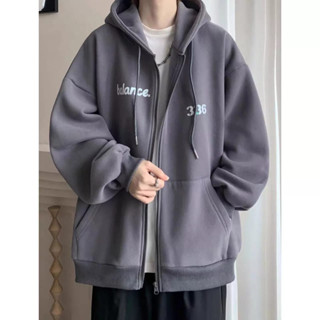 เสื้อแจ็กเก็ต ZIPPER HOODIE Oversize - BALANCE ZIPPER HOODIE Bigsize - เสื้อแจ็กเก็ต ผู้ชาย ผู้หญิง ร่วมสมัย