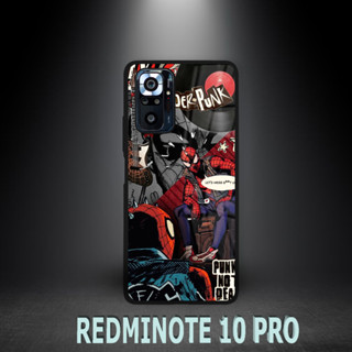 [MT05] เคสโทรศัพท์มือถือ ลายกลิตเตอร์ สําหรับ XIAOMI REDMI NOTE 10 PRO | Redmi NOTE 10/10S 4G | Redmi 10 |เคส Hp เคลือบเงา | ลวดลายสไปเดอร์แมน