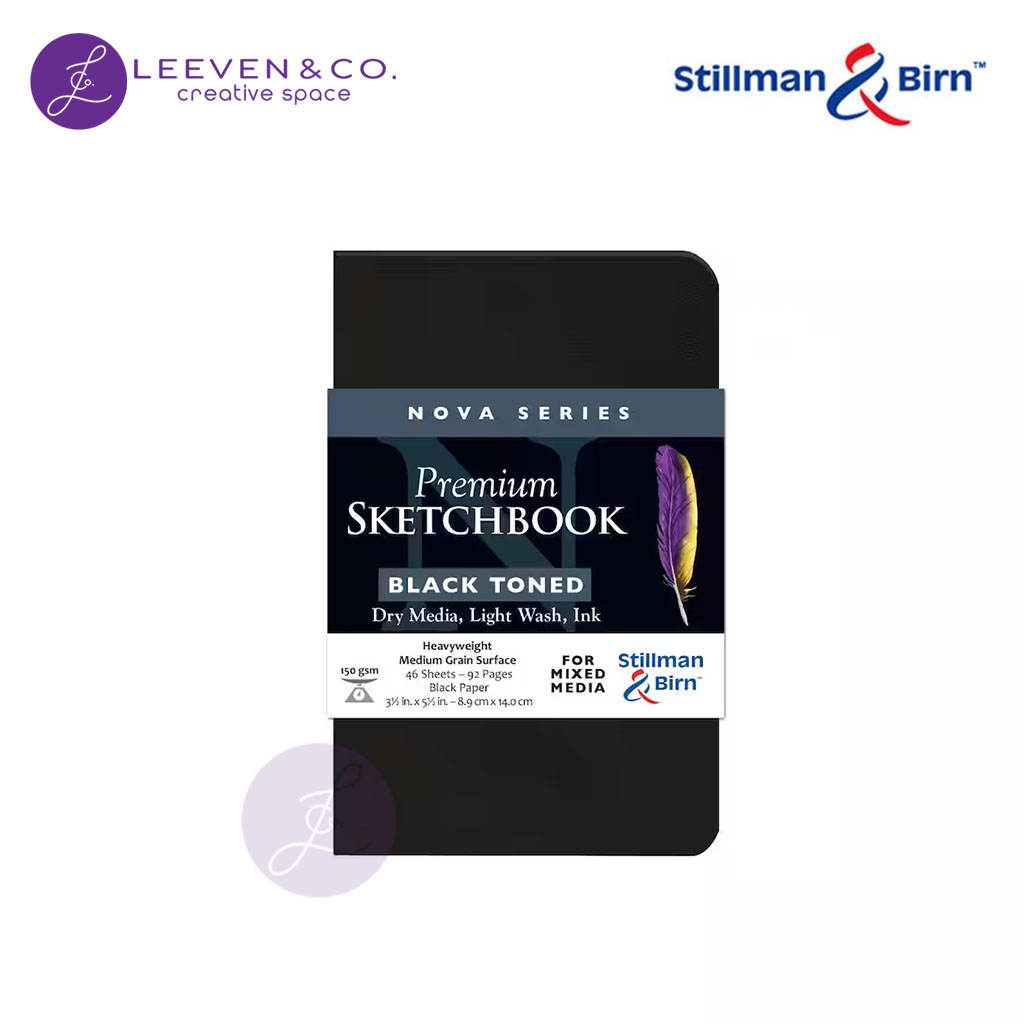 STILLMAN & BIRN NOVA 150GSM SKETCHBOOK SOFTCOVER A6 (31⁄2 X 51⁄2 INCH) PORTRAIT 46 แผ่น
