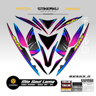 สติกเกอร์ MIO SOUL LAMA MOTIF 11 SOUL Z Carb STICKER MIO SOUL LAMA MX STRICKER MIO SOUL ZR CARBU LAMA STICKER MIO SOUL 115 STICKER STRIPING Variation YAMAHA STIPING Stickers LIST พร้อมส่ง DECAL รุ่นจํากัด สติกเกอร์ Kudecall