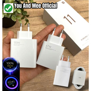 2024 TC PD Charger 120W Max 67W 55W Xiaomi Travel QUICK TURBO CHARGE Super Fast Charging SUPPORT All Type Super Fast Charging - อะแดปเตอร์ชาร์จ 120 55 67W Original Plug HP Fastcharging Head Charger Cable Data Cable Type C USB ไป A Mi