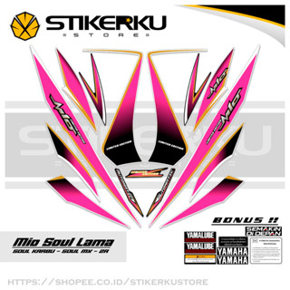 สติกเกอร์ MIO SOUL LAMA MOTIF 6 SOUL Z Karb STICKER MIO SOUL LAMA MX STRICKER MIO SOUL ZR CARBU LAMA STICKER MIO SOUL 115 STICKER STRIPING Variation YAMAHA STIPING Stickers LIST พร้อมส่ง DECAL รุ่นจํากัด สติกเกอร์