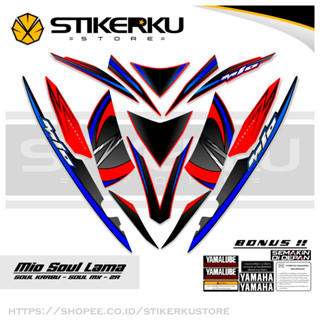 สติกเกอร์ MIO SOUL LAMA MOTIF 9 SOUL Z Carb STICKER MIO SOUL LAMA MX STRICKER MIO SOUL ZR CARBU LAMA STICKER MIO SOUL 115 STICKER STRIPING Variation YAMAHA STIPING Stickers LIST พร้อมส่ง DECAL รุ่นจํากัด