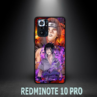 [MT27] เคสโทรศัพท์มือถือ ลายกลิตเตอร์ สําหรับ XIAOMI REDMI NOTE 10 PRO | Redmi NOTE 10/10S 4G | Redmi 10 |เคส Hp เคลือบเงา | ลวดลายซาสึเกะ