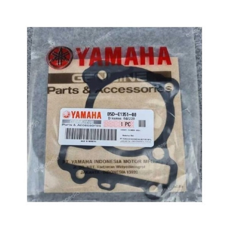 BOTTOM BLOCK PACKING FREEGO, MIO M3, SOUL GT 125 GEAR PACKING 125 (B5D-E1351-00) ORIGINAL YAMAHA
