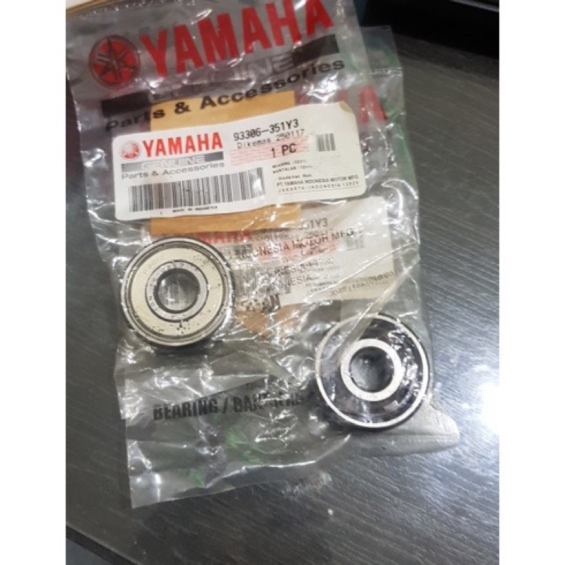 YGP LAHER BEARING REAR 6301 (93306-351Y3) JUPITER MX Z VEGA ZR R NEW F1ZR ใหม่