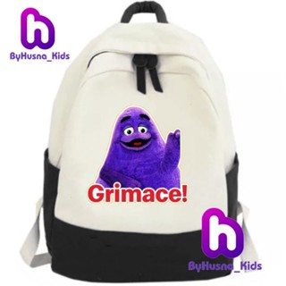 Grimace SHAKE BACKPACK กระเป๋าเป้สะพายหลัง วัสดุพรีเมี่ยม สําหรับเด็กวัยหัดเดิน