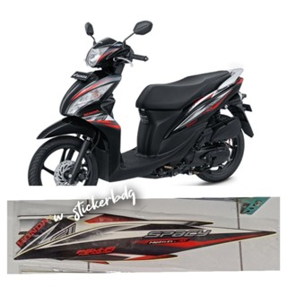 สติกเกอร์ติดตัวถัง สีดํา สําหรับ Honda Spacy 2014