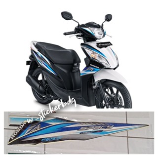 สติกเกอร์ติดตัวรถยนต์ สีขาว สีดํา สีฟ้า สําหรับ Honda Spacy 2014