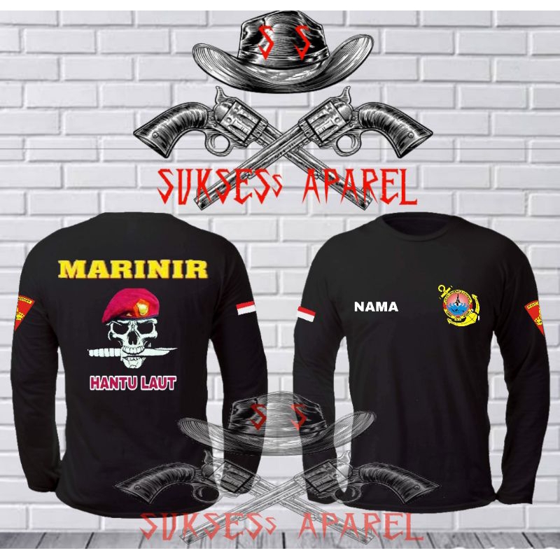 เสื้อยืดคอสทะเลแขนยาว/ผีทะเล/tni al