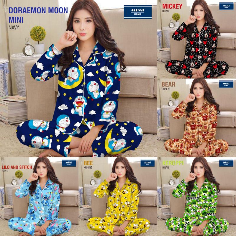 ADULT CHARACTER PAJAMA SLEEVE - แขนยาว