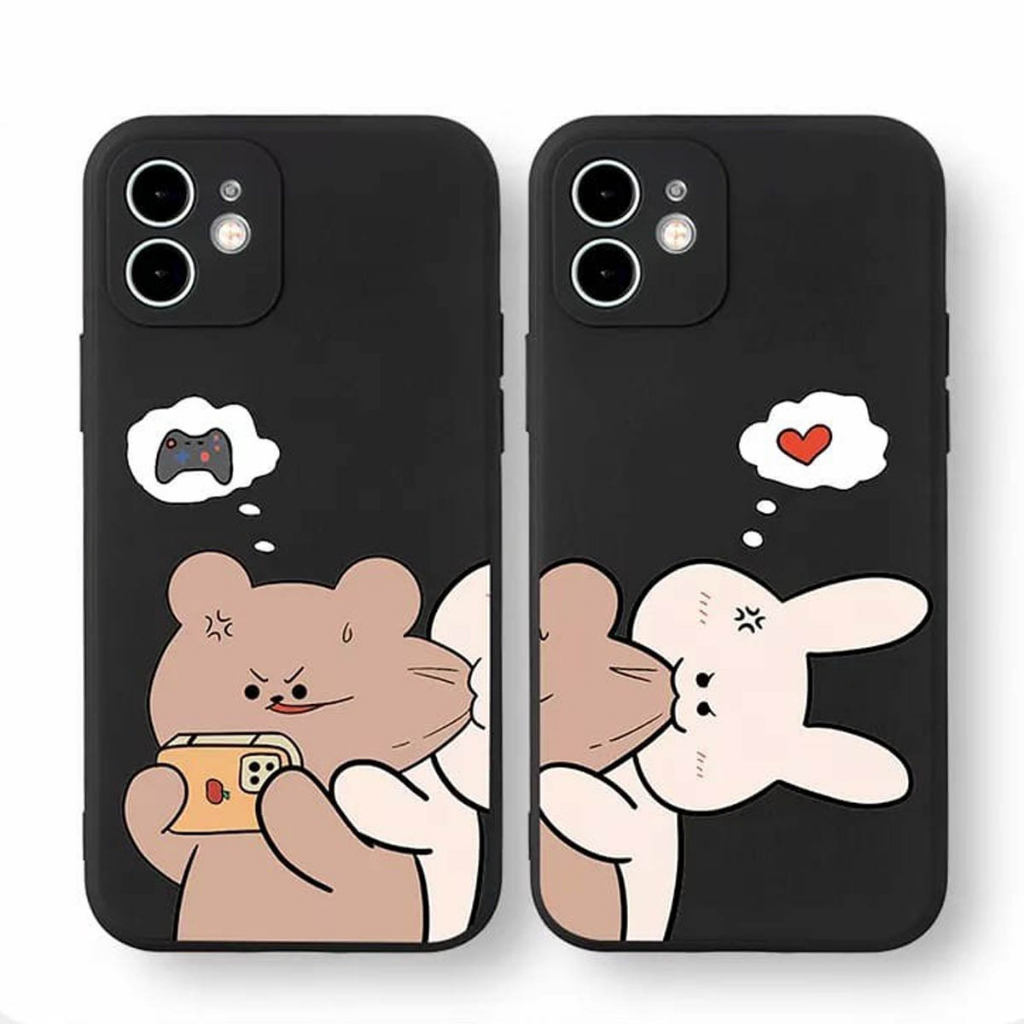[CC-01] เคสคู่ตัวอักษร Tpu OPPO A58 A78 A57 2022 A17 A17K A77S A16 A16S A55 A54 A15 A15S A53 A33 A3S