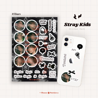 สติกเกอร์อัลบั้ม Kpop Stray Kids 5 ดาว