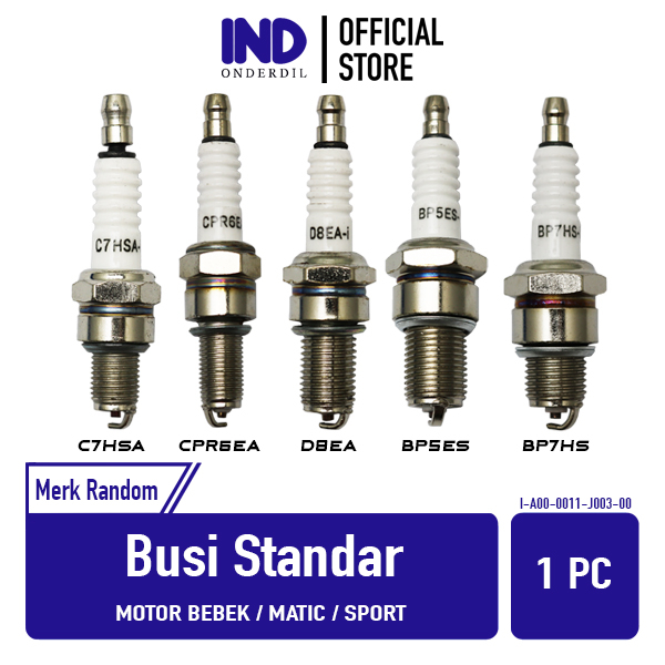 หัวเทียนมาตรฐาน C7HSA CPR6EA D8EA BP5ES BP7HS Mio Soul Sporty M3 ZS Smile Beat Vario 110 125 150 Old