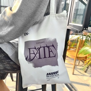 Fate ENHYPEN TOTEBAG / แคนวาสโทเทบาก / เอนไซม์ เลือดดํา