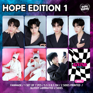 Bts PHOTOCARD - แจ็คในกล่อง HOPE EDITION รูปภาพสติกเกอร์