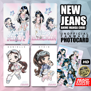 โฟโต้การ์ด กางเกงยีน ลายการ์ตูนอนิเมะ NewJeans Manga Unofficial