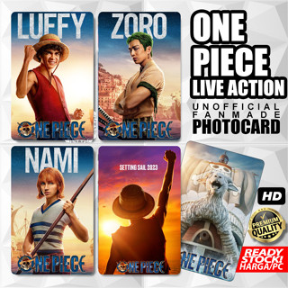 โฟโต้การ์ด ONE PIECE Live Action Unofficial Photo Card การ์ดลูฟี่