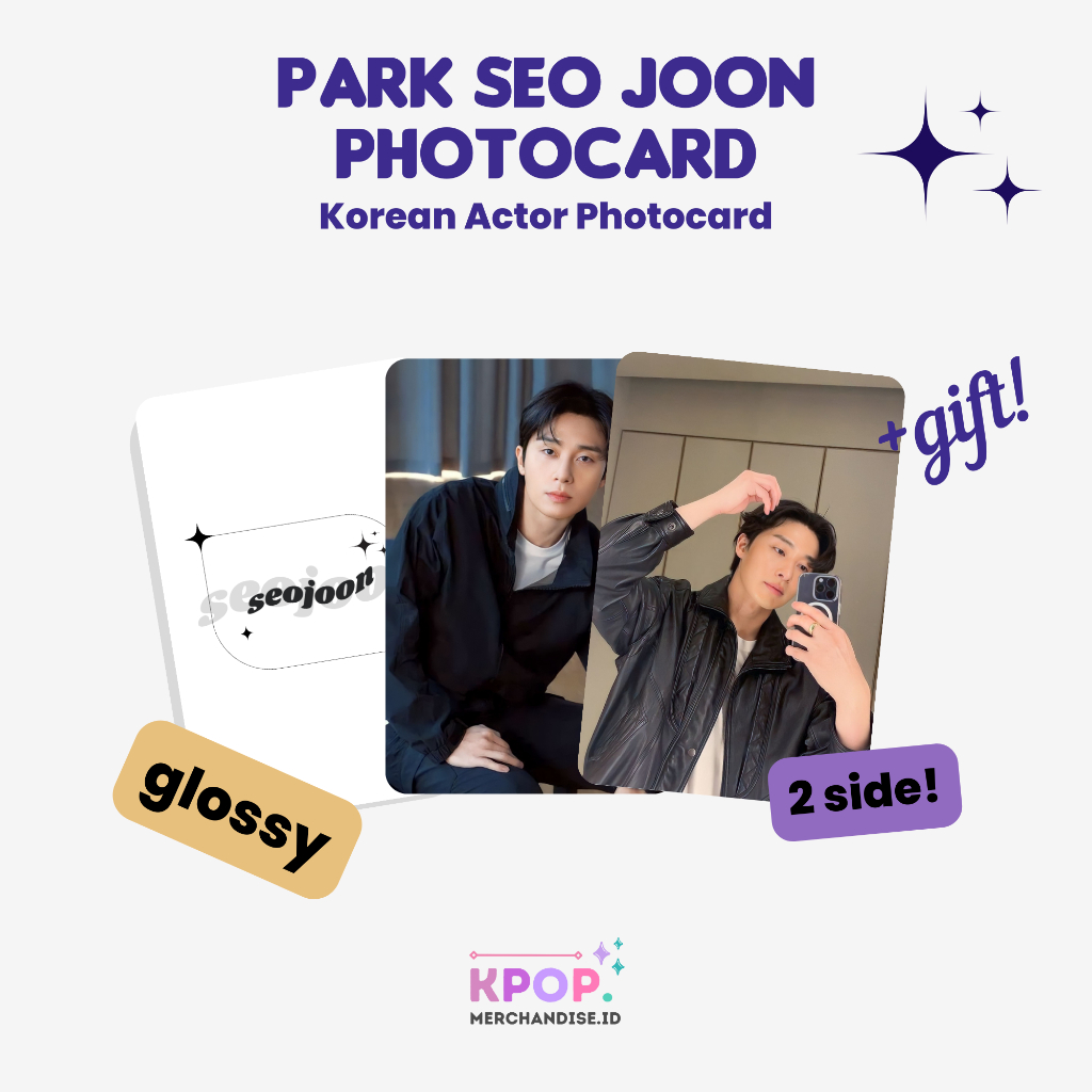PARK SEO JOON PHOTOCARD UNOFFICIAL KOREAN ACTOR