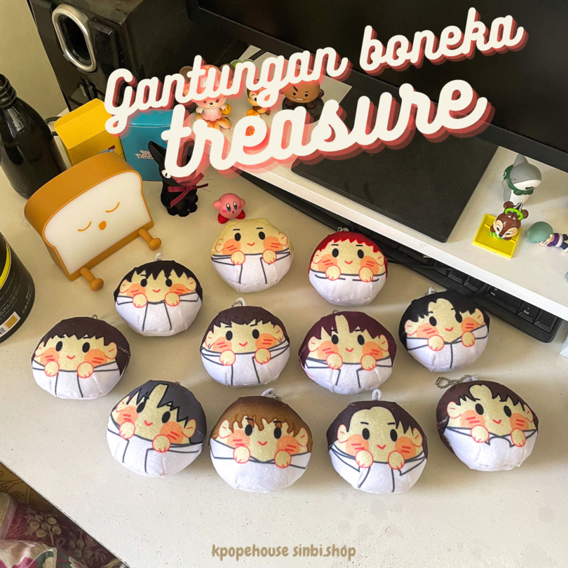 GANTUNGAN Treasure Doll Hanger Kpopers Teume Yg Jihoon Junkyu Hyunsuk Haruto Plush Plush Plush Plush