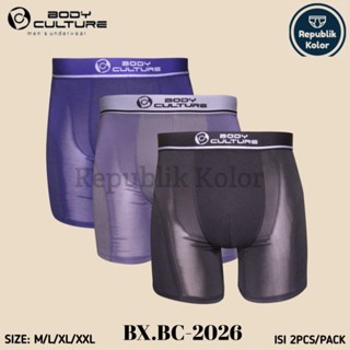 Body CULTURE กางเกงบ็อกเซอร์ สําหรับผู้ชาย BC 2026 2 ชิ้น