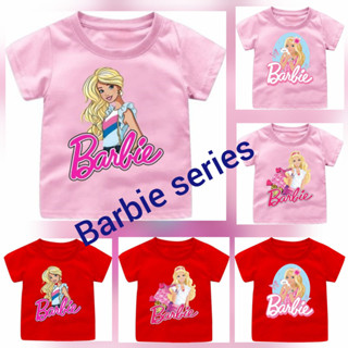 Barbie SERIES ชุดเสื้อผ้า สําหรับเด็กผู้หญิง อายุ 1-12 ปี / ผู้ใหญ่ S-3XL