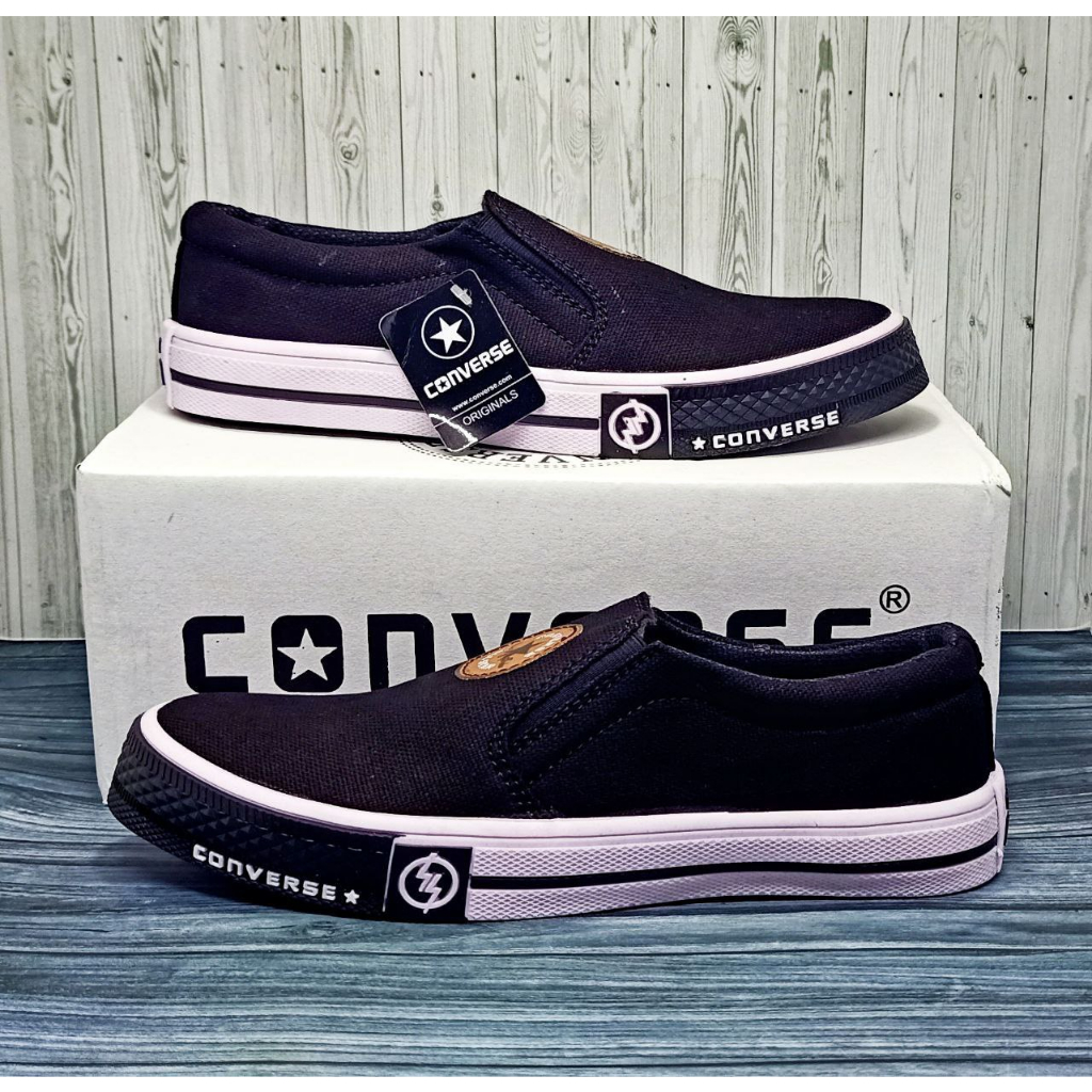 Converse slip on Mens Shoes // รองเท้าผ้าใบ // รองเท้าผู้หญิง // casul Shoes Size 36-44