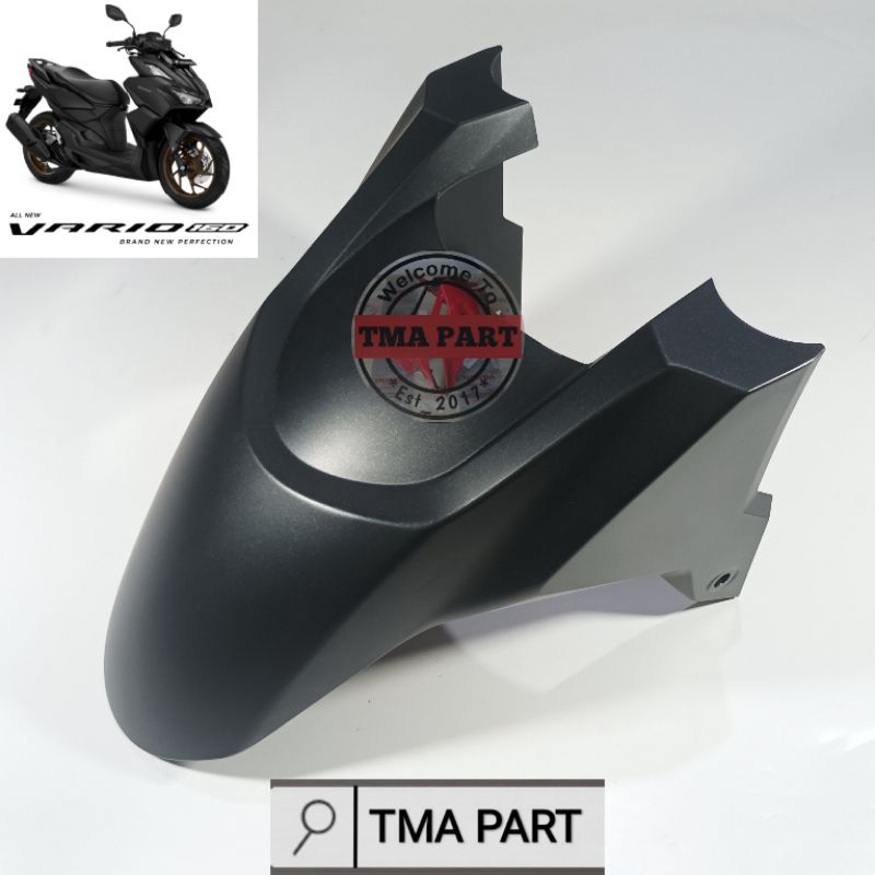 บังโคลน A บังโคลนหน้า Honda Vario click 160 K2S สีดําด้าน