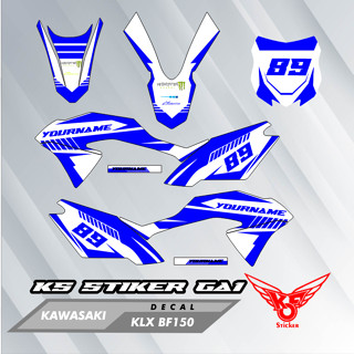 สติกเกอร์ DECAL KAWASAKI KLX BF MOTIF GA 1