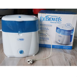 Dr Browns เครื่องนึ่งขวดนมดีลักซ์ ฆ่าเชื้อ พร้อมกล่อง สําหรับเด็ก