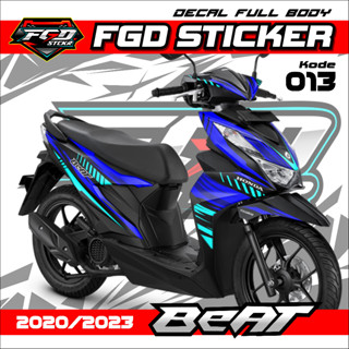 สติกเกอร์รูปลอก ลายกราฟิก Honda Beat Deluxe CBS ISS full body Beat Street 2020 013