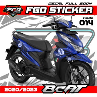 สติกเกอร์รูปลอก ลายกราฟิก Honda Beat Deluxe CBS ISS full body Beat Street 2020 014